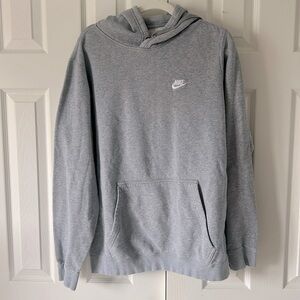 Nike men’s large light gray hoodie